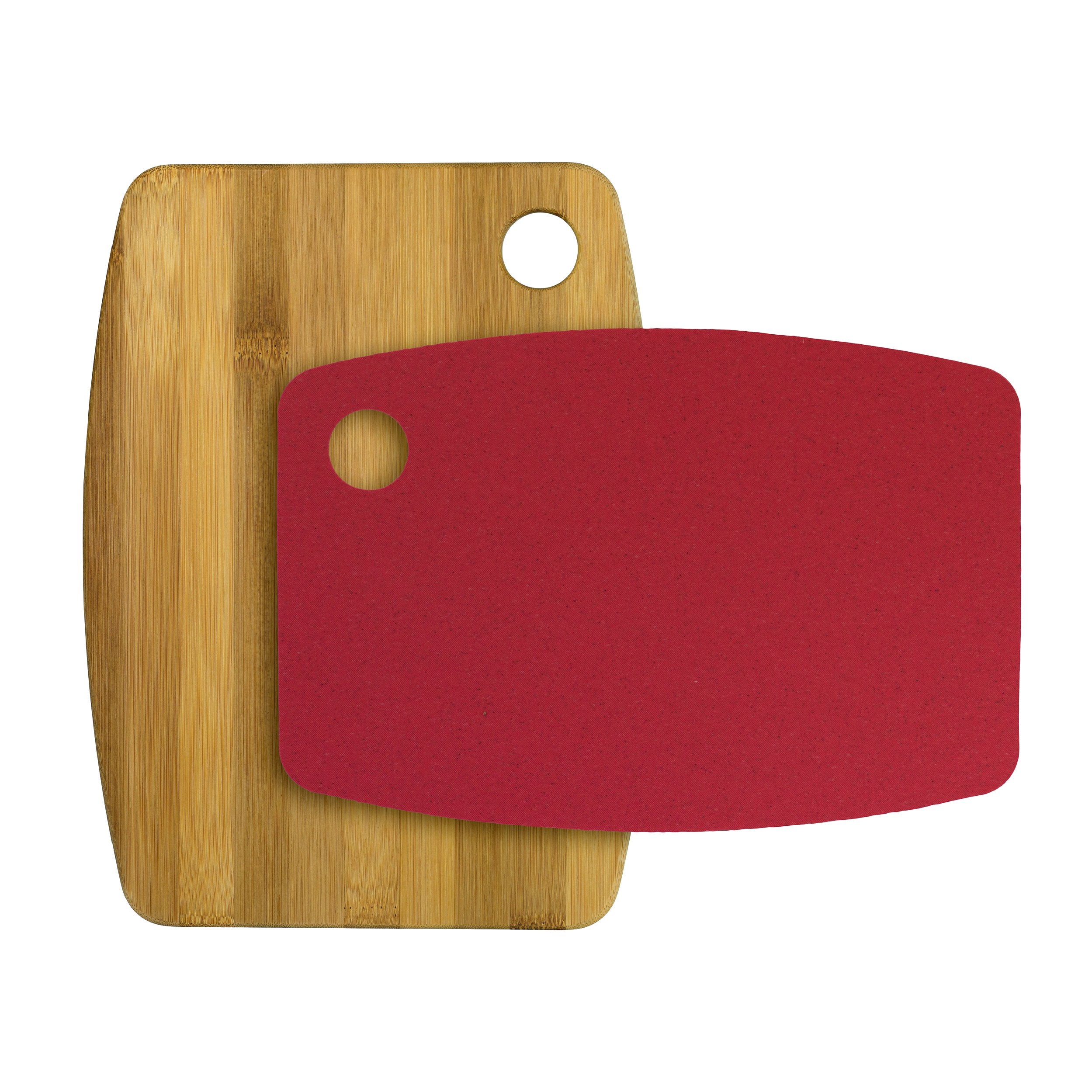 Eco-Culinaire™ Cutting Mat and Bamboo Cutting Board Set