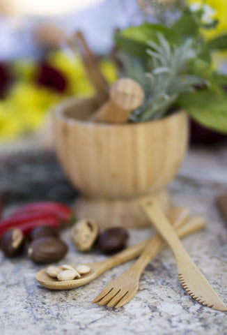 Bamboo Flatware Set (Set Of 3)