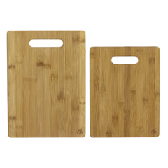 2-Piece Bamboo Cutting Board Set