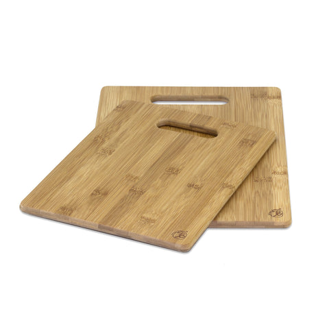 2-Piece Bamboo Cutting Board Set