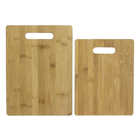 2-Piece Bamboo Cutting Board Set