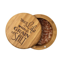 "Grain Of Salt" Salt Box