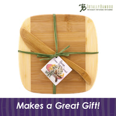 Molokini Serving and Cutting Board with Spreader Knife Gift Set