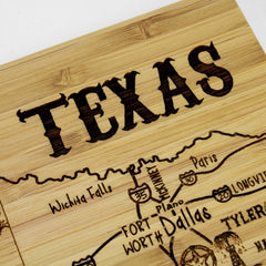 Texas Puzzle 4-Pc. Coaster Set with Case