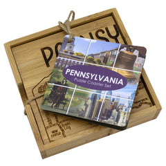 Pennsylvania 4-Pc. Coaster Set with Case