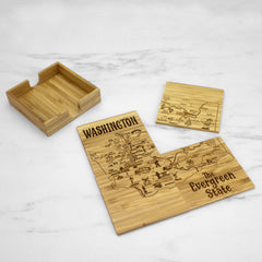 Washington Puzzle 4-Pc. Coaster Set with Case