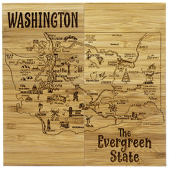 Washington Puzzle 4-Pc. Coaster Set with Case