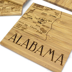 Alabama Puzzle 4-Pc. Coaster Set with Case