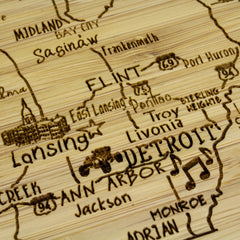 Michigan Puzzle 4-Pc. Coaster Set with Case