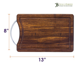 13" Crushed Bamboo Cutting & Serving Board