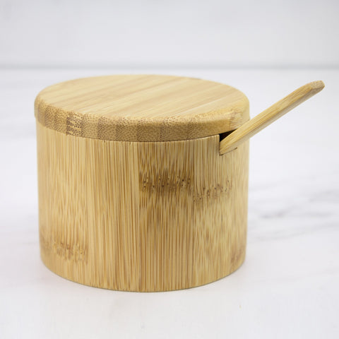 Little Dipper Bamboo Salt Box with Spoon