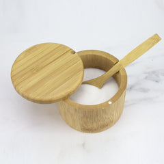 Little Dipper Bamboo Salt Box with Spoon