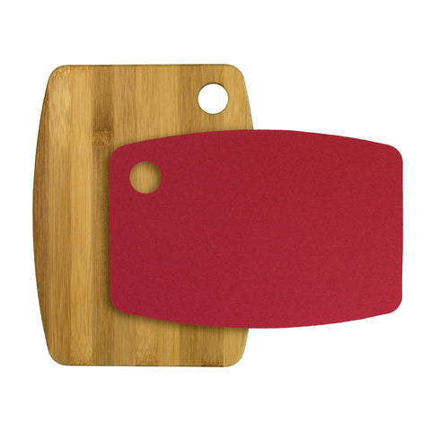 Eco-Culinaire™ Cutting Mat and Bamboo Cutting Board Set