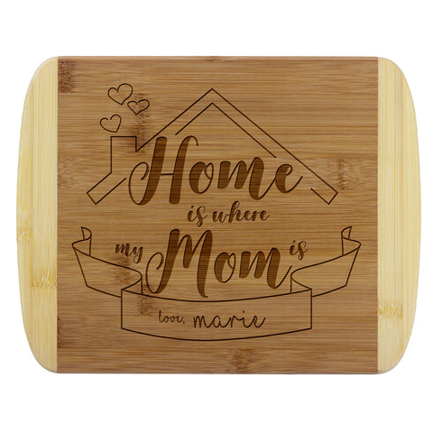 11" Cutting Board - Home is Mom